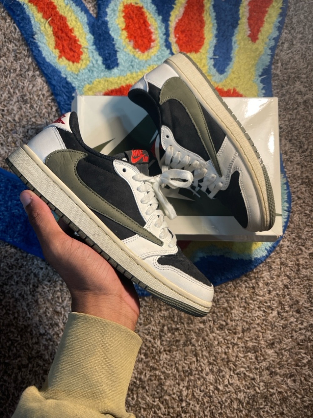 Jordan 1 Retro Low OG SP Travis Scott Olive